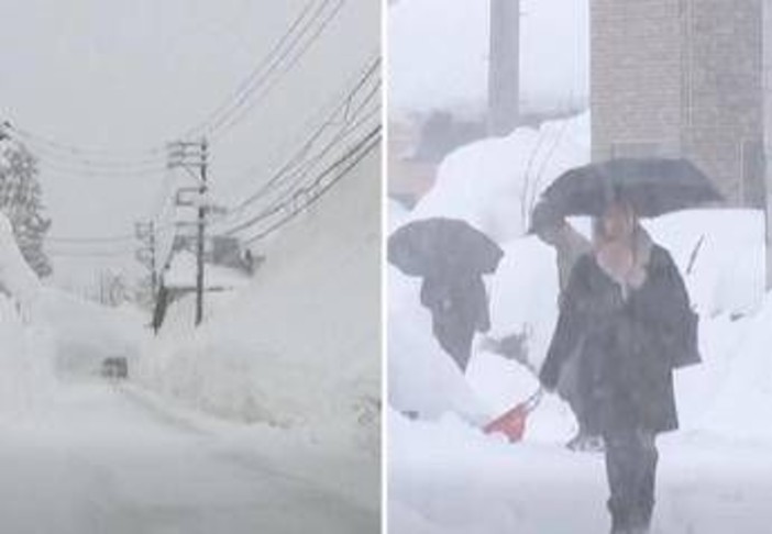 Giappone, forti nevicate lungo la costa ovest: 30 morti e 324 feriti Giappone, forti nevicate lungo la costa ovest: 30 morti e 324 feriti