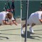 Sinner si allena, 'strano' esercizio a Wimbledon