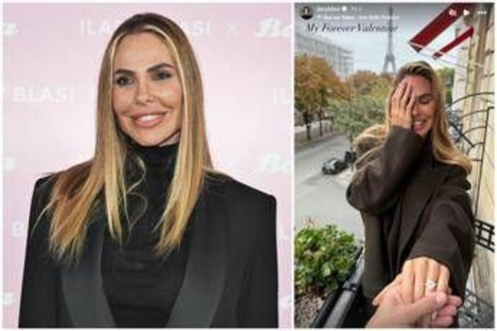 Ilary Blasi si sposa, l'annuncio di matrimonio con fidanzato Muller (e l'anello)