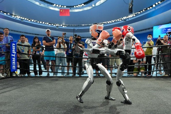 Cina, presenza di robot quadruplicata ai secondi World Humanoid Robot Games Cina, presenza di robot quadruplicata ai secondi World Humanoid Robot Games