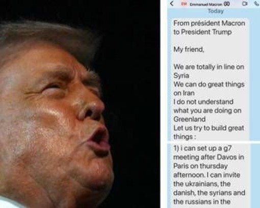 Minaccia dazi e messaggi postati su Truth, il doppio schiaffo di Trump a Macron