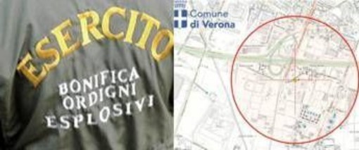 Bomba day a Verona, domenica chiuse A4 e tangenziale per disinnesco ordigno bellico