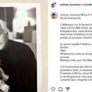Armani, Benedusi: &quot;Era come fotografare Dio, con lui finisce un mondo&quot;