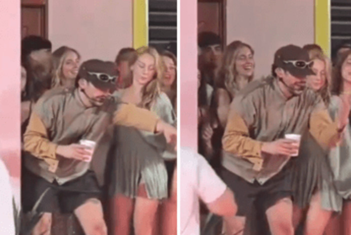 Chiara Ferragni al concerto di Bad Bunny a Madrid ma... sul palco - il video