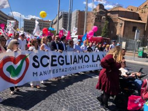 Pro vita, organizzatori corteo Roma: "Siamo 20 mila, stop ddl suicidio assistito e più fondi per diritto a non abortire" Pro vita, organizzatori corteo Roma: "Siamo 20 mila, stop ddl suicidio assistito e più fondi per diritto a non abortire"